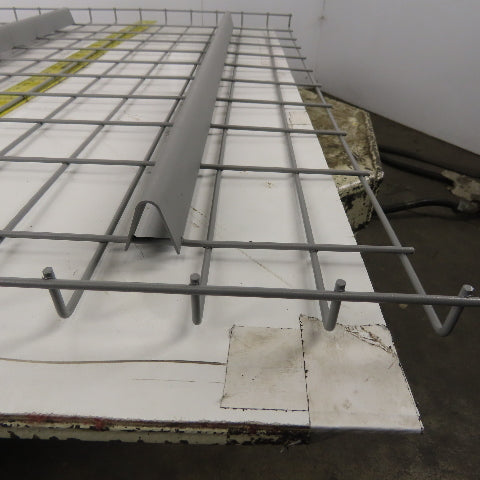 42" x 46" Double Waterfall Wire Decks Pallet Racking Shelf 2,500 lbs Cap NEW