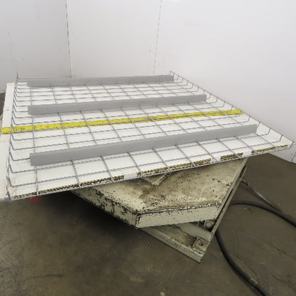 42" x 46" Double Waterfall Wire Decks Pallet Racking Shelf 2,500 lbs Cap NEW
