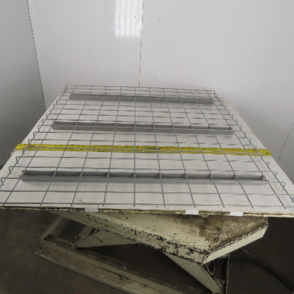 42" x 46" Double Waterfall Wire Decks Pallet Racking Shelf 2,500 lbs Cap NEW