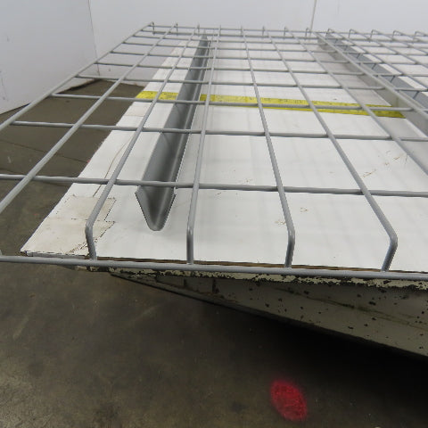 42" x 58" Double Waterfall Wire Decks Pallet Racking Shelf 2,500 lbs Cap NEW