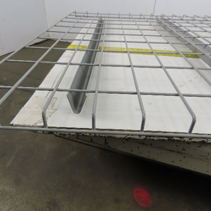 42" x 58" Double Waterfall Wire Decks Pallet Racking Shelf 2,500 lbs Cap NEW