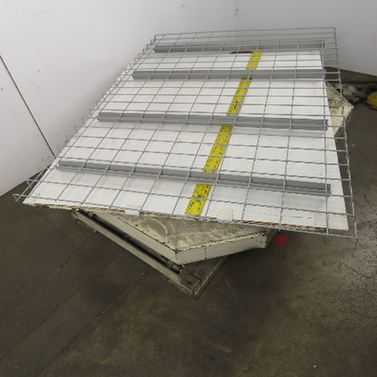 42" x 58" Double Waterfall Wire Decks Pallet Racking Shelf 2,500 lbs Cap NEW