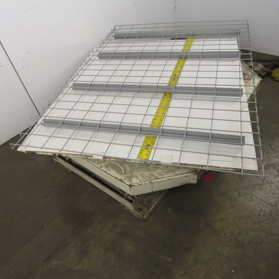 42" x 58" Double Waterfall Wire Decks Pallet Racking Shelf 2,500 lbs Cap NEW
