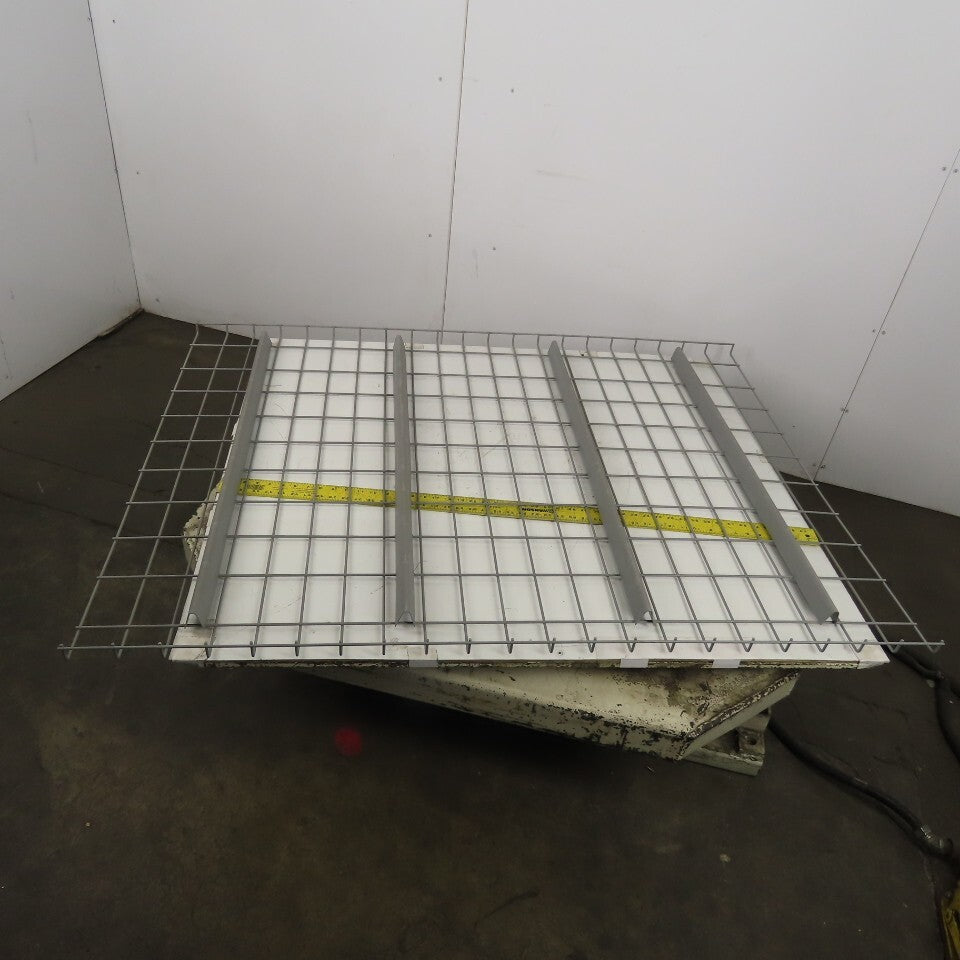 42" x 58" Double Waterfall Wire Decks Pallet Racking Shelf 2,500 lbs Cap NEW
