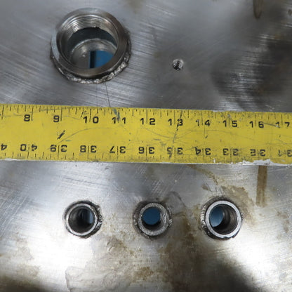 39-1/2" x 51-1/2" Steel Top Machine Fixture Component Assembly Bench 36" Tall
