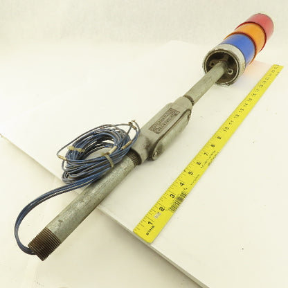 GE SLR3AGD1RAL 220/240VAC 120VDC 3 Light Alert Machine Beacon Light Tower