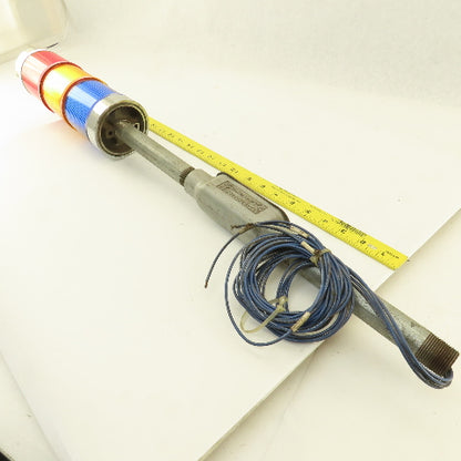 GE SLR3AGD1RAL 220/240VAC 120VDC 3 Light Alert Machine Beacon Light Tower