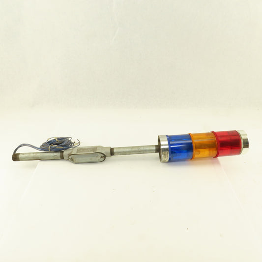 GE SLR3AGD1RAL 220/240VAC 120VDC 3 Light Alert Machine Beacon Light Tower