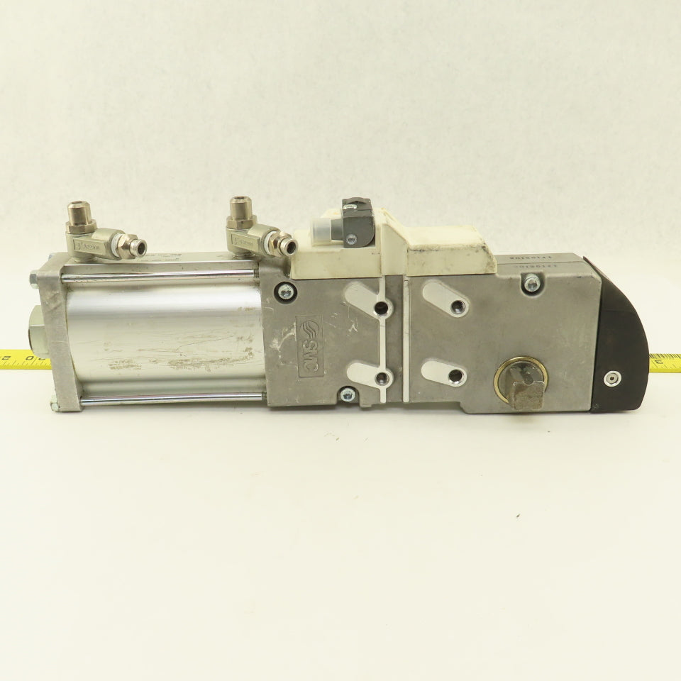 SMC CKZ3N50-30DPF-X274 Pneumatic Power Clamp Cylinder 30° Left/Right