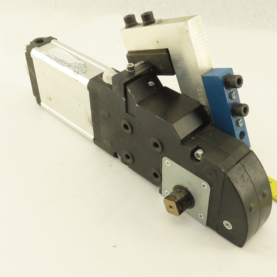 SMC CKZ2N50-30DT Pneumatic Power Clamp Cylinder 30° Left/Right With Arm