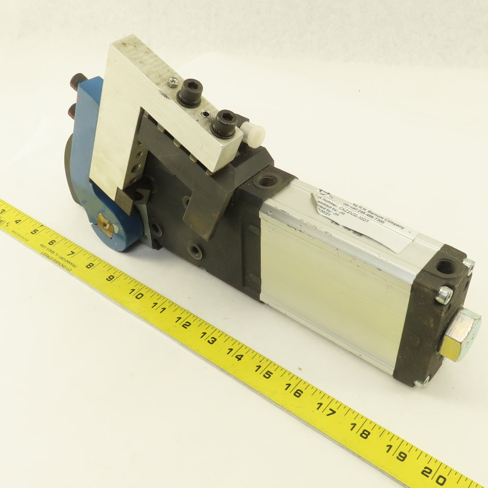 SMC CKZ2N50-30DT Pneumatic Power Clamp Cylinder 30° Left/Right With Arm