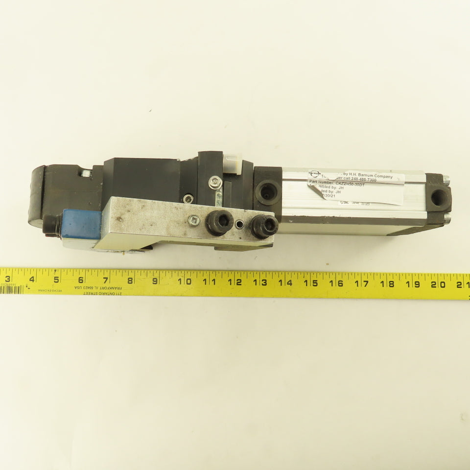 SMC CKZ2N50-30DT Pneumatic Power Clamp Cylinder 30° Left/Right With Arm