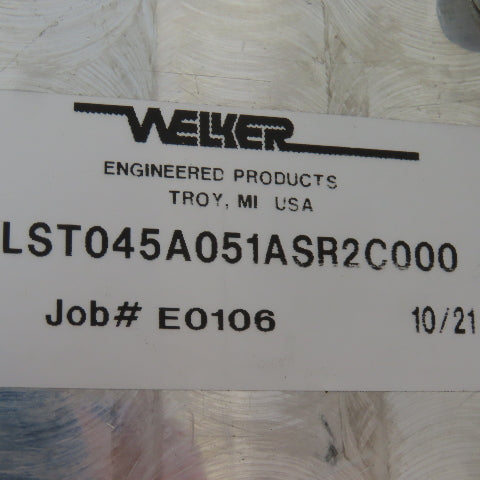 Welker LST045A051ASRC000 WCP-2136 3" Stroke Pneumatic Shot Pin Cylinder