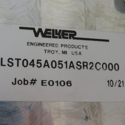 Welker LST045A051ASRC000 WCP-2136 3" Stroke Pneumatic Shot Pin Cylinder