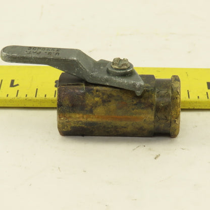 1/4" NPT Brass Ball Valve Lot Of 4