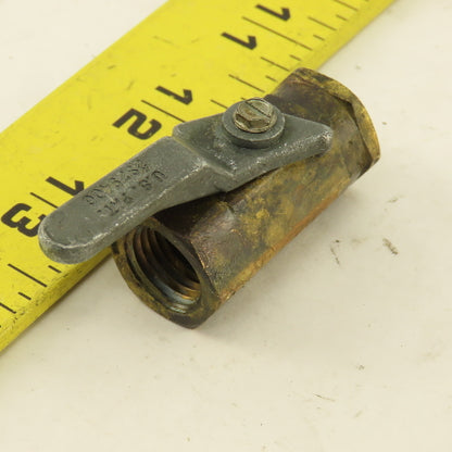 1/4" NPT Brass Ball Valve Lot Of 4