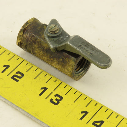 1/4" NPT Brass Ball Valve Lot Of 4