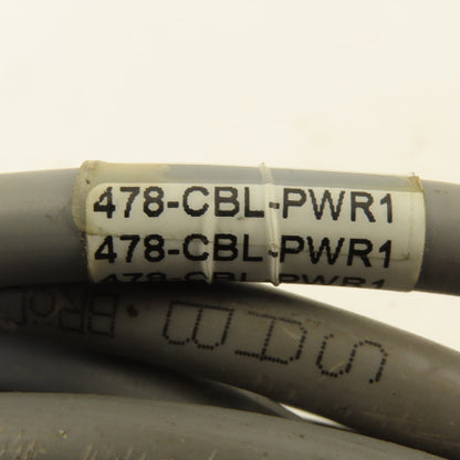 478-CBL-PWR1 Adapter Cable 125V 15A Plug  - 3 Plus Ground Amphenol Ecomate 20'