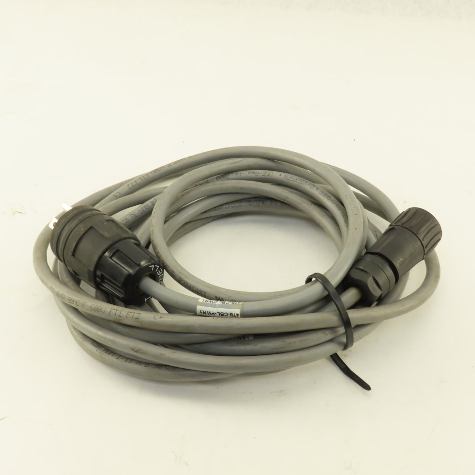 478-CBL-PWR1 Adapter Cable 125V 15A Plug  - 3 Plus Ground Amphenol Ecomate 20'