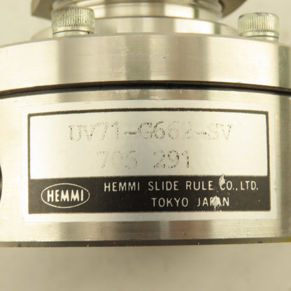 Hemmi Slide Rule UV71-G662-SV Valve 1/4" NPT
