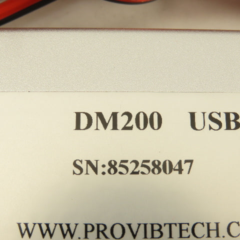 PVT ProvibTech DM200 Dual Channel Vibration Monitor USB-RS485 With Cables
