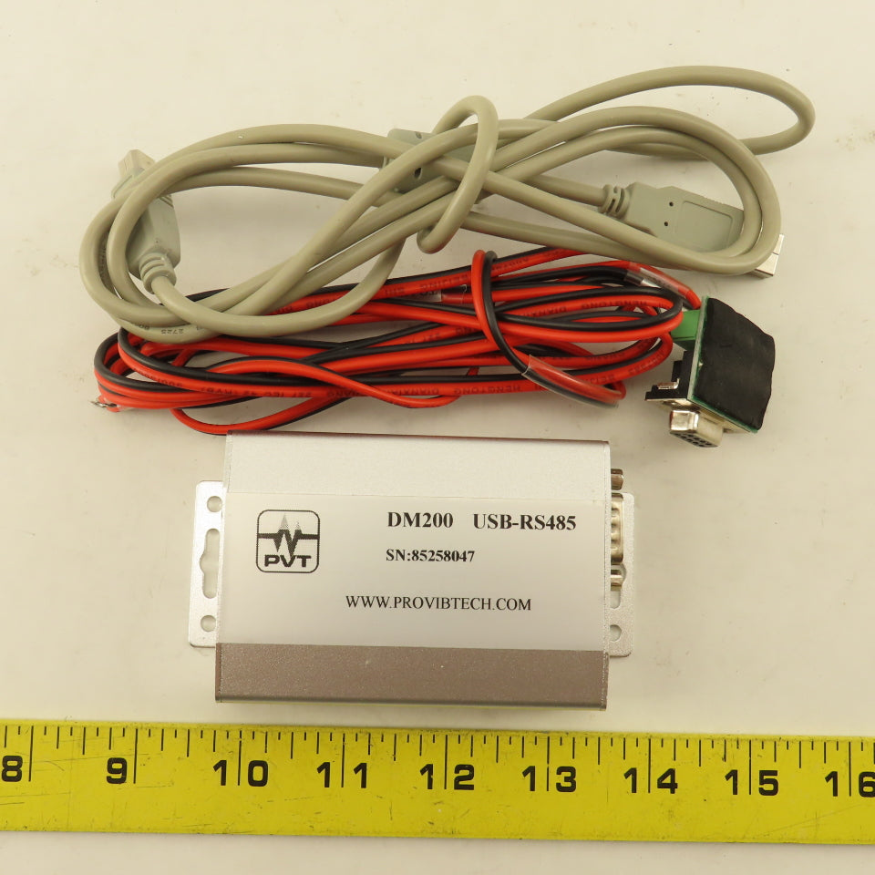 PVT ProvibTech DM200 Dual Channel Vibration Monitor USB-RS485 With Cables