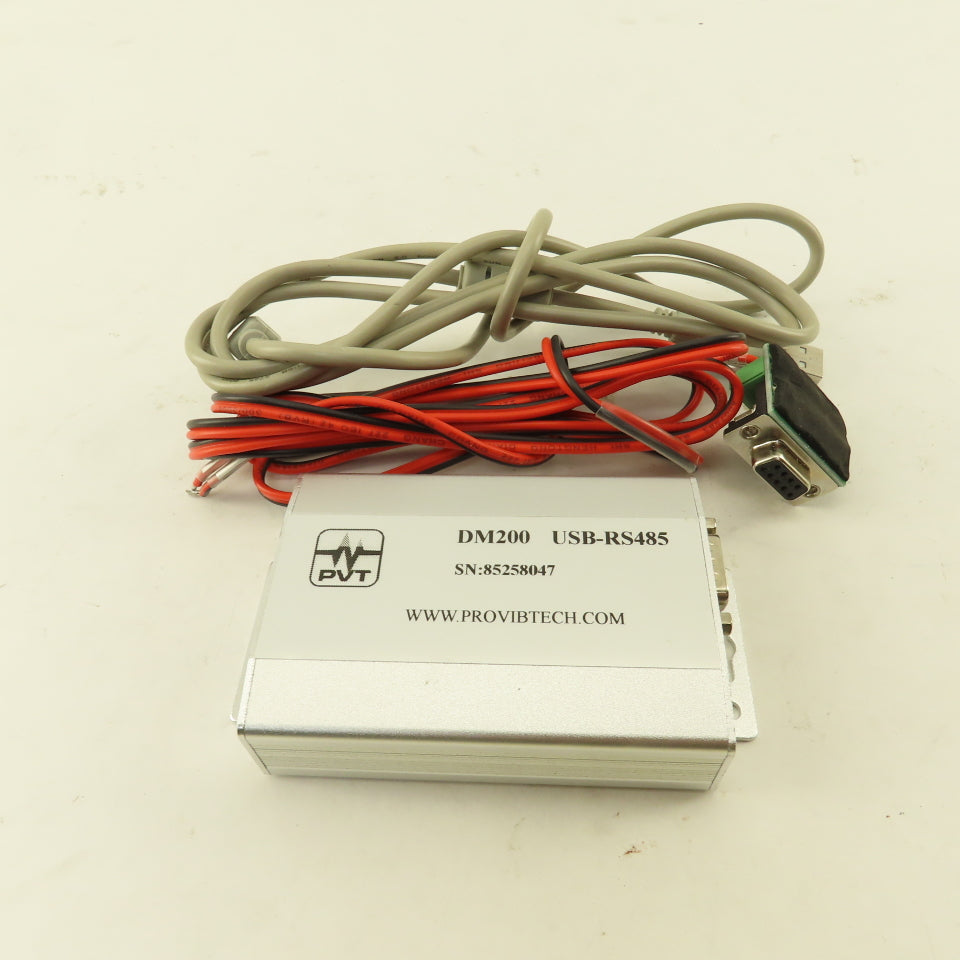 PVT ProvibTech DM200 Dual Channel Vibration Monitor USB-RS485 With Cables