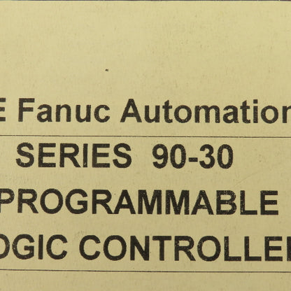 Edenco Series 90-30 GE Fanuc Programmable Logic Controller PLC Training Manual