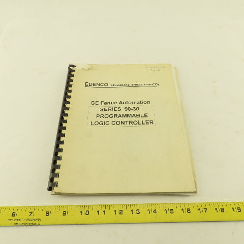 Edenco Series 90-30 GE Fanuc Programmable Logic Controller PLC Training Manual