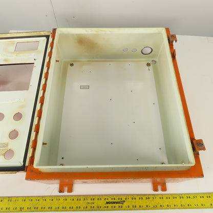 Hoffman A-242008LP Wall Mount Electrical Enclosure W/Back Plate 24"x20"x8"