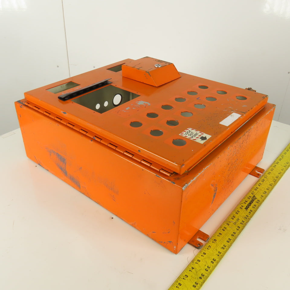 Hoffman A-242008LP Wall Mount Electrical Enclosure W/Back Plate 24"x20"x8"