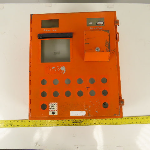 Hoffman A-242008LP Wall Mount Electrical Enclosure W/Back Plate 24"x20"x8"