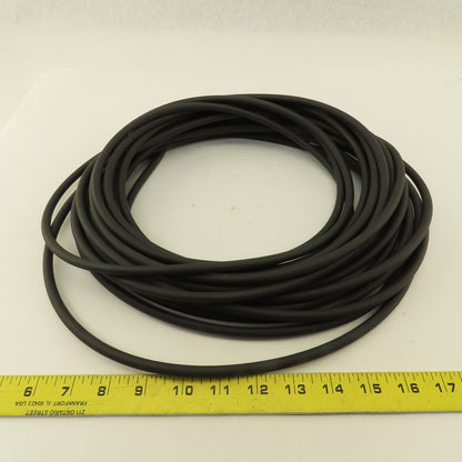 5/16" OD x 11/34" ID 5/64" Thick Walled Rubber Vacuum Tube Line 50'