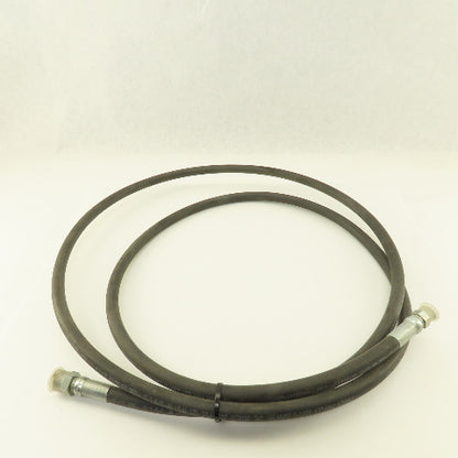 Parker 3/8" Hydraulic Hose 3000 PSI 3/8" Male x 13/16"-16 O-Ring Face 10'7"