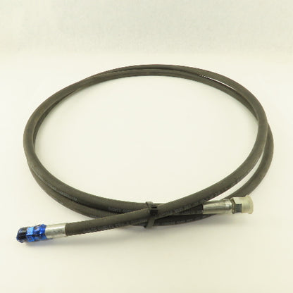 Parker 3/8" Hydraulic Hose 3000 PSI 3/8" Male x 13/16"-16 O-Ring Face 11'
