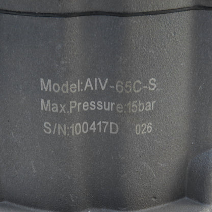 AIV-65C-S Screw  Compressor Intake Valve 15 Bar 220/230V Coil