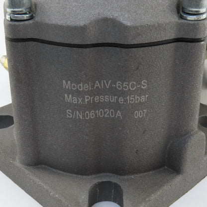 AIV-65C-S Screw  Compressor Intake Valve 15 Bar 220/230V Coil Missing Parts