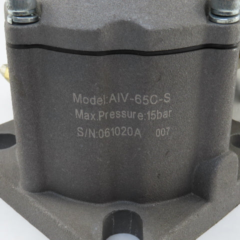 AIV-65C-S Screw  Compressor Intake Valve 15 Bar 220/230V Coil Missing Parts