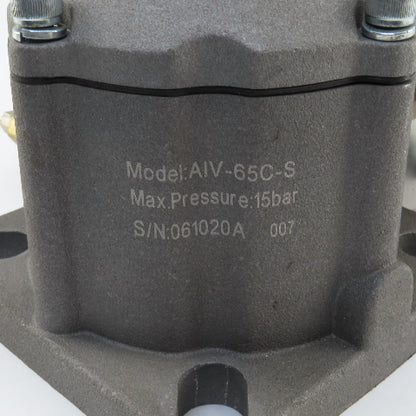 AIV-65C-S Screw  Compressor Intake Valve 15 Bar 220/230V Coil Missing Parts