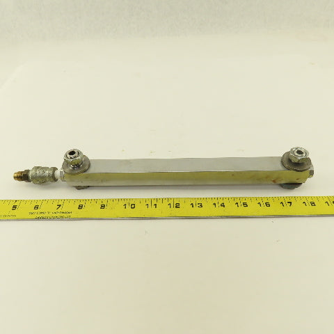 Lube Devices 3/4" x 11" Glass Vile Liquid Level Sight Gauge 10" Port Centers
