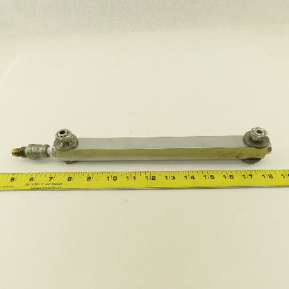 Lube Devices 3/4" x 11" Glass Vile Liquid Level Sight Gauge 10" Port Centers