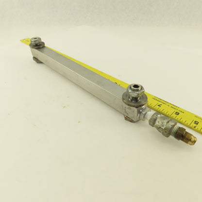 Lube Devices 3/4" x 11" Glass Vile Liquid Level Sight Gauge 10" Port Centers
