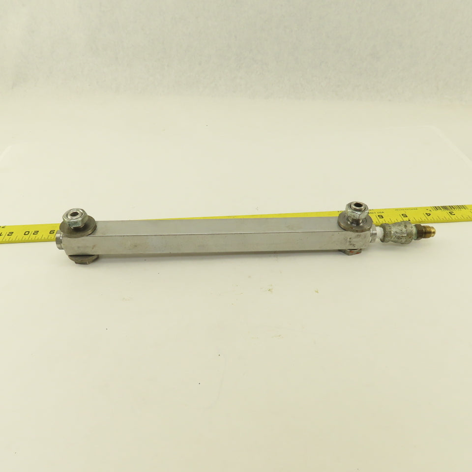 Lube Devices 3/4" x 11" Glass Vile Liquid Level Sight Gauge 10" Port Centers