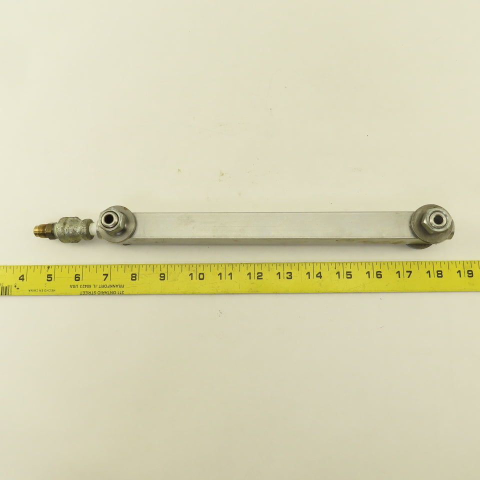 Lube Devices 3/4" x 11" Glass Vile Liquid Level Sight Gauge 10" Port Centers