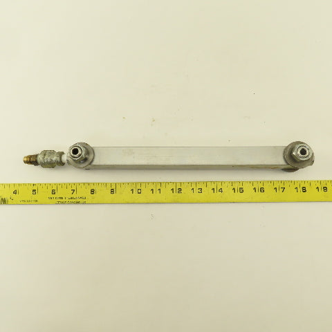 Lube Devices 3/4" x 11" Glass Vile Liquid Level Sight Gauge 10" Port Centers