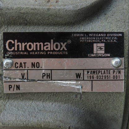 Chromalox MT0-215E2 480V 1.5kW 1500W 1Ph Screw Plug Immersion Heater