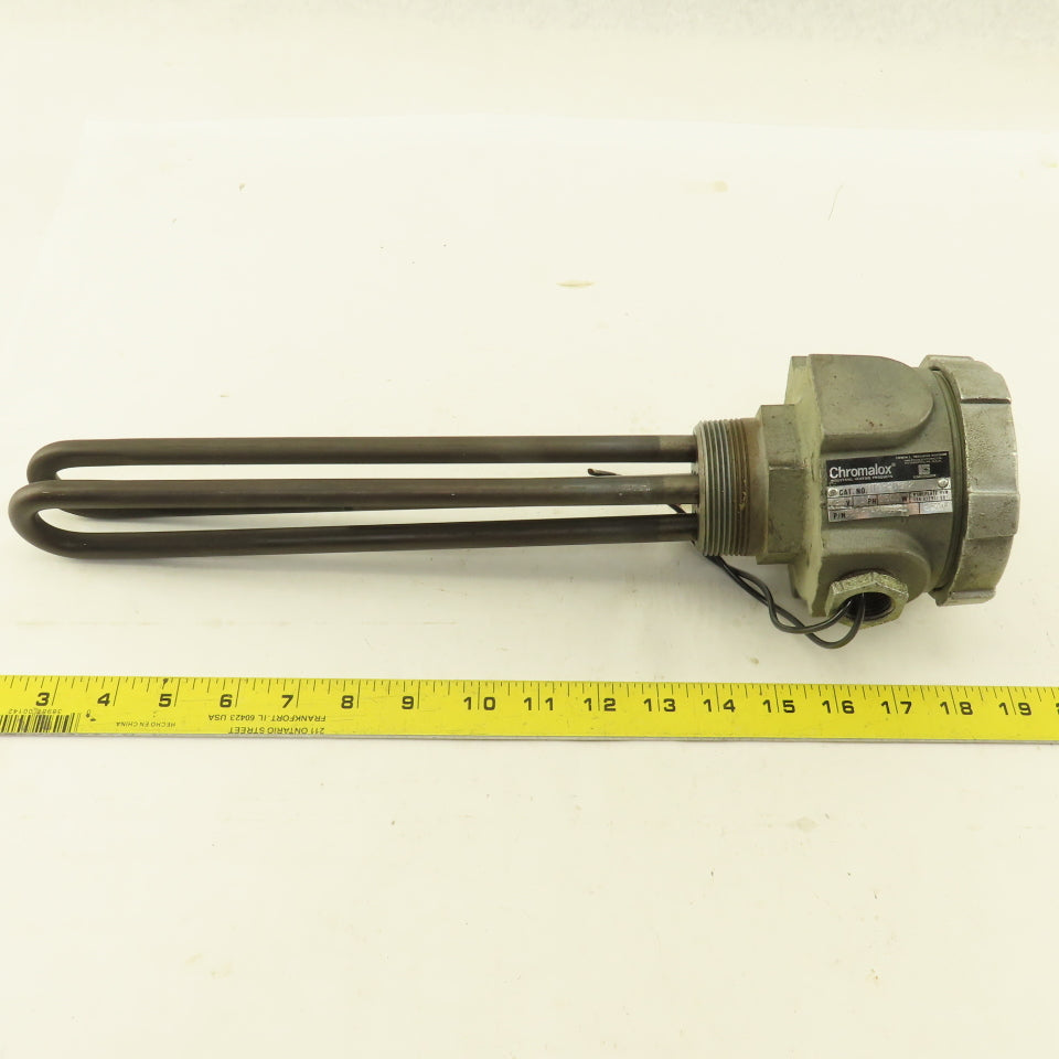 Chromalox MT0-215E2 480V 1.5kW 1500W 1Ph Screw Plug Immersion Heater