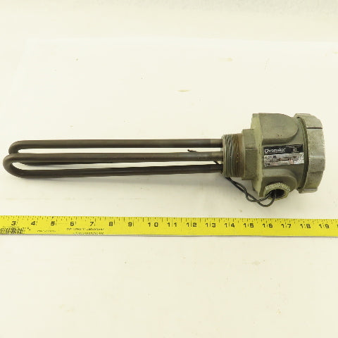 Chromalox MT0-215E2 480V 1.5kW 1500W 1Ph Screw Plug Immersion Heater