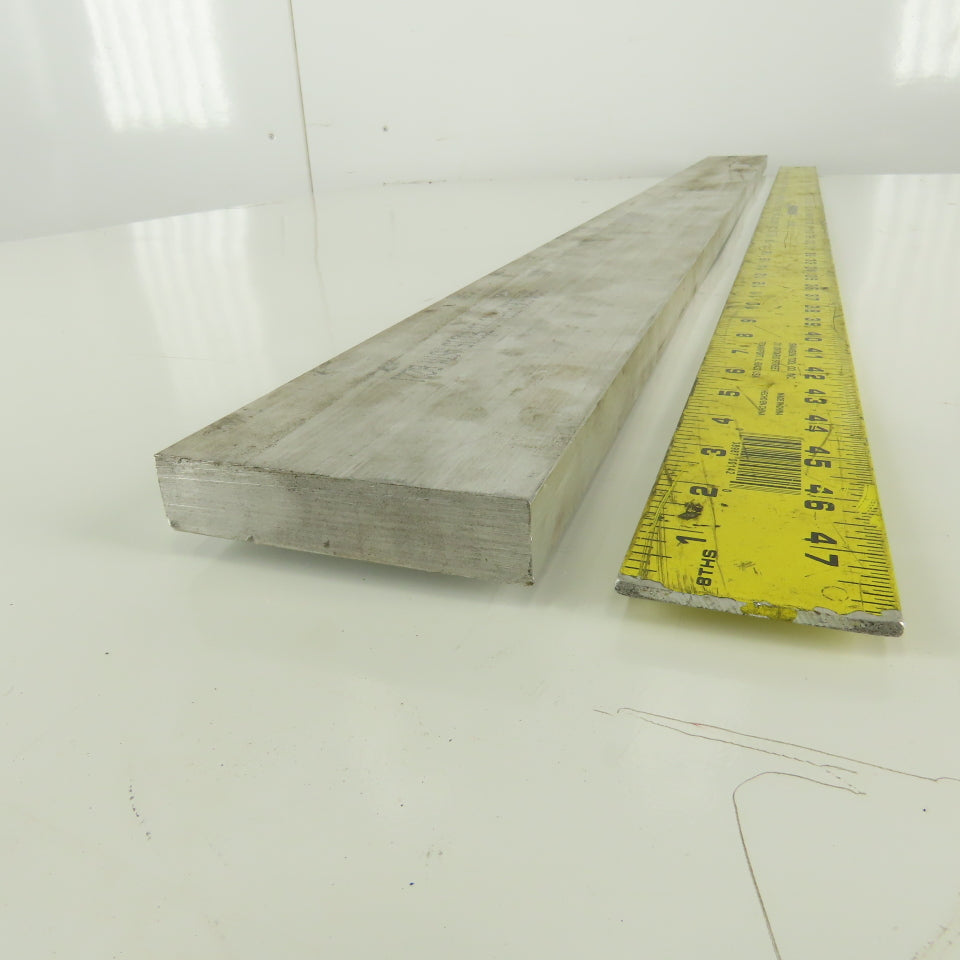 3/4" x 3-1/2" Rectangle 6061 T6511 Solid Aluminum Flat Bar x 50" Long
