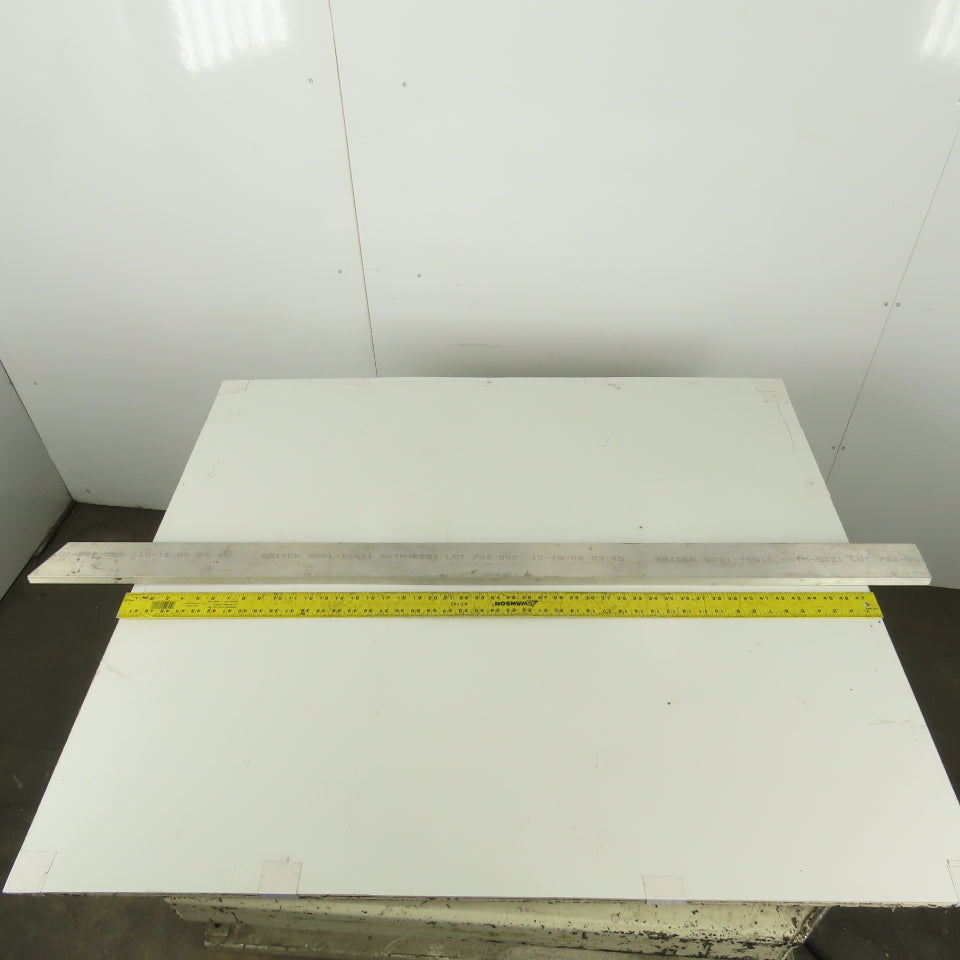 Kaiser 3/4"x 3" Rectangle 6061 T6511 Solid Aluminum Flat Bar x 56" Long